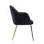 Abdulbaki 46cm H Velvet Upholstered Armchair-1299802430