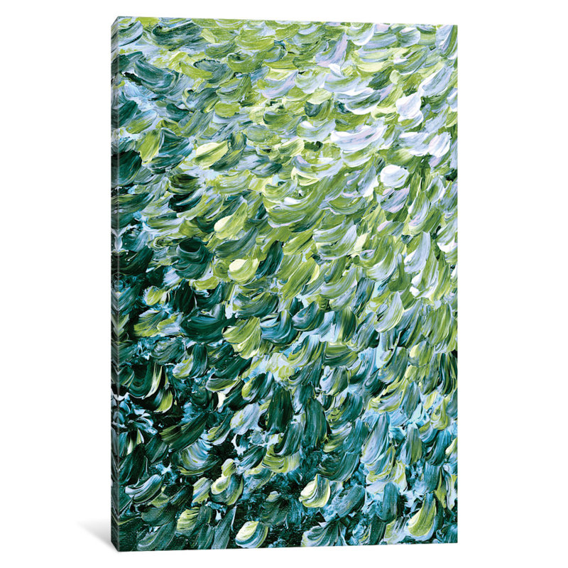 «Frosted Feathers II», reproduction d'art sur toile tendue, Papier d'art encadré noir, Blanc, H 32 po x l 24 po x P 1 po
