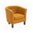 Fabric Barrel Accent Chair with Rubberwood Legs-1762691244