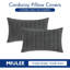  Housse de coussin rayée en polyester-341371304