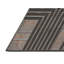 Tapis de zone brun à motif-574267247