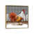 Toile avec cadre or
