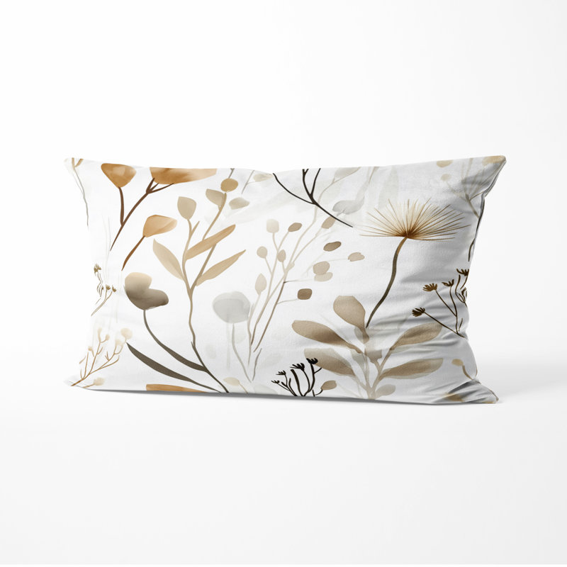 Coussin Floral, H 12 po x l 20 po