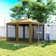 Pop Up 25 Ft. W x 25 Ft. D Metal Soft-top Canopy