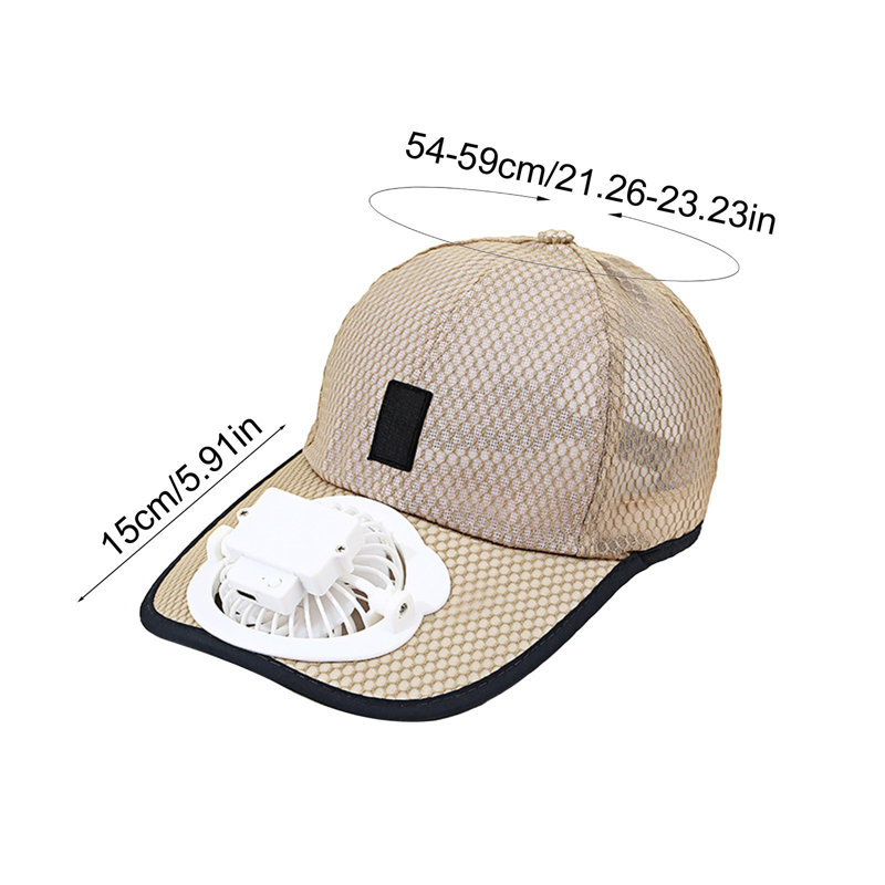 Casque de protection solaire Kondieu, Beige