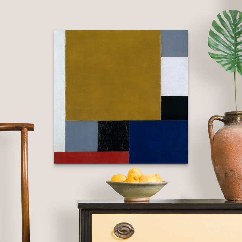 Composition 22, 1922 Theo van Doesburg, reproduction d'art sur toile, H 24 po x l 24 po x P 1,25 po, Toile tendue