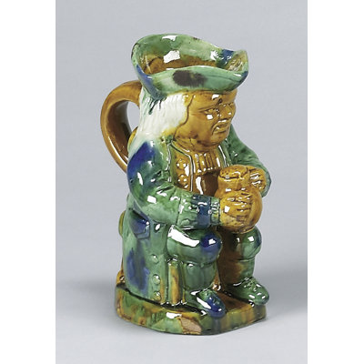 Figurine john bull style majolica Estevez
