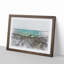 The Bournemouth Coast in Abstract - Picture Frame Drawing Print-55735771-55735772