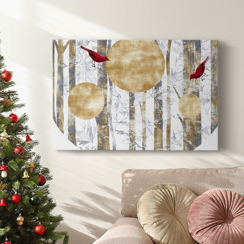 Christmas Holiday Arts - Toile tendue avec châssis XMA171595, H 16 po x l 24 po