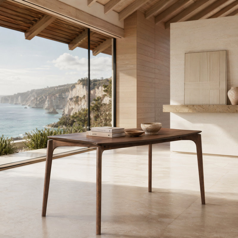 Rectangular Wood Dining Table, Walnut