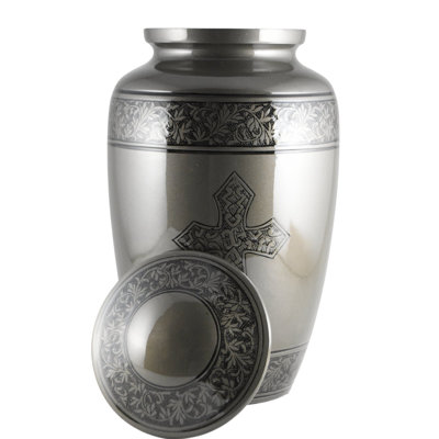 Handmade Holy Cross Large Cremation Urn