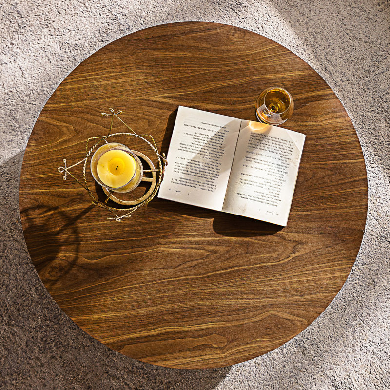 Table basse ronde en bois