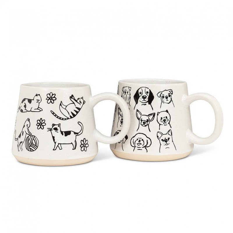 Assorted Dog Faces Mug