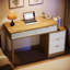 Petit bureau d'ordinateur avec tiroirs-263560375
