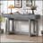 Elegant Console Table With Three Drawers, Extra Long Entryway Table For Entryway, Hallway, Living Room, Foyer, Corridor-418758441