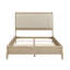 Bed California King Bedroom Engineered Wood Farmhouse Beige