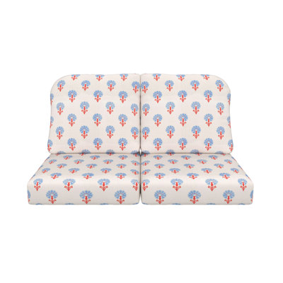 Amala Indoor/Outdoor Sunbrella® Loveseat Cushion by Birch Lane