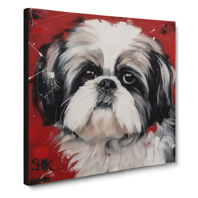 Shih Tzu Constructivism No.3 - Wrapped Canvas