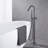 High Arch Single-Handle Freestanding Tub Faucet Bathtub Filter With Handheld Shower In Venetian-111704738