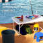 60cm Rectangular Adjustable Folding Table-2057926277