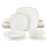 16 Piece Bone China Dinnerware Set - Service for 4