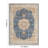 Eaglin 1703112E20754595A151202F911F8DD7 Navy Area Rug-379751720