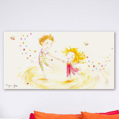 'Celebration Dance' by Maya Gur Print on Wrapped Canvas