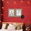 Ensemble de 2 cadres flottants Cozy Snowmen on Plaid, design par Cindy Jacobs-1513370708-1513370729