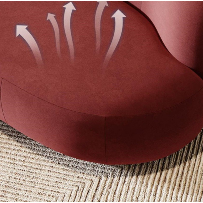 Canapé moderne simple et créatif, Rouge