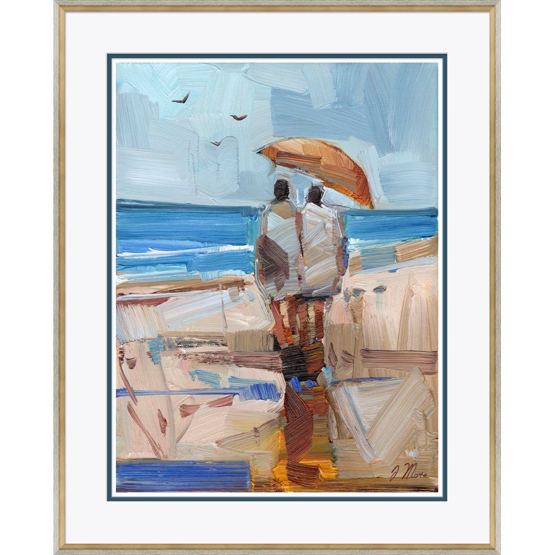 Under The Umbrella Painting by Joseph Mota
