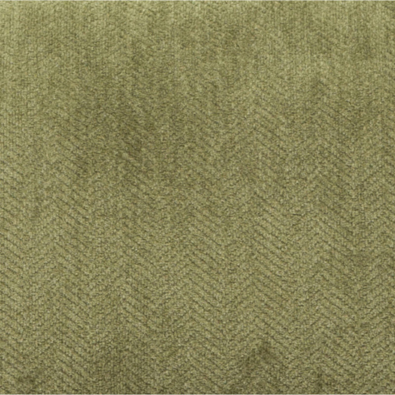 Fauteuil d'appoint sans accoudoirs avec coussin Pisano, Chenille verte