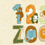 1,2,3 to the Zoo Character Art 123 Zoo - Painting on Canvas-1948914371