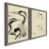 Toile avec cadre gris
