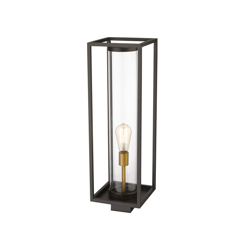Bello Transparent Lantern Head, Gold/Black