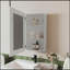 Pharmacie avec miroir Parks, blanc-343943958