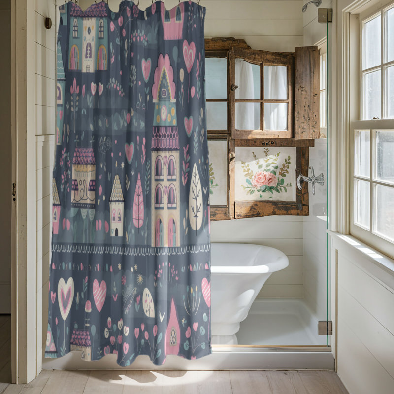Rideau de douche Boho Hideaway - Premium, H 74 po x l 71 po