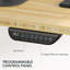 60" X 30" Bamboo Dual-Motor Electric Standing Desk With Cable Management And Wheels-57179595-57179599