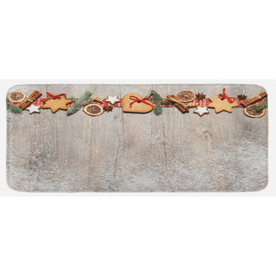 Cottage / Country Synthetic Kitchen Mat