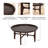 Essence Walnut Haze Solid Wood Round Coffee Table