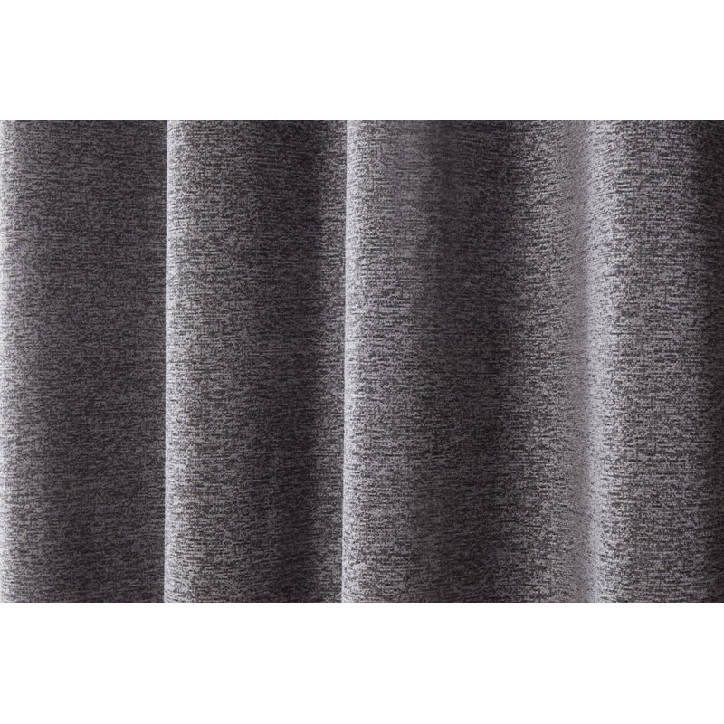 Buruk Room Darkening Curtain, Width 229 x Drop 183cm, Grey