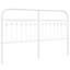 Vidaxl Metal Replace Headboard Black 180 Cm-101181638-101181646