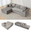 Canapé modulaire en velours côtelé Comfy-1238561795