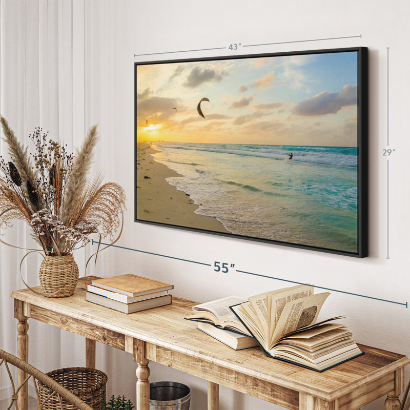 Impression sur toile Caraïbes, H 29 po x l 43 po