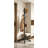 Black Freestanding Coat Rack With 8 Hooks And 3 Height Adjustable Positions. Easy To Assemble And Suitable For Various Storage Scenarios, Including Clothes, Bags, And Hats.
