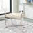 Safari Silver Foil Cowhide Bench
