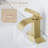 Single-Hole Single-handle Bathroom Faucet with Drain Assembly-93885559