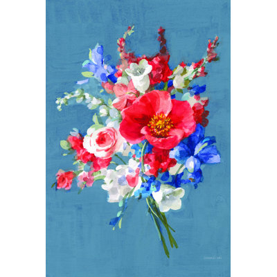 " July Bouquet " Painting Print