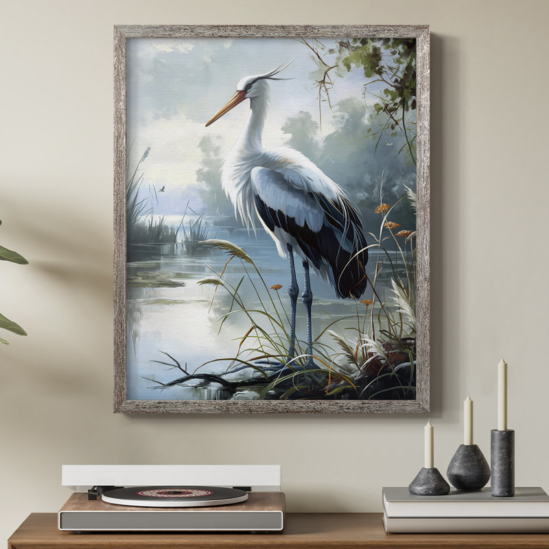 ANIMALS Series CVI, reproduction encadrée - bois massif, H 30 po x l 24 po