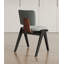 Chaise de salle à manger moderne et simple en bois de frêne massif