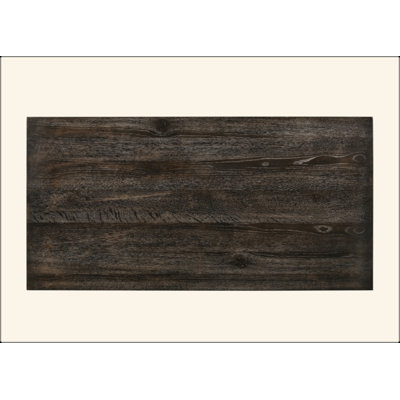 Weathered Gray Finish Counter Height Table